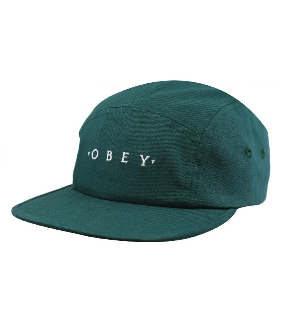 6 Panel Union dark teal Obey